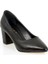 Siyah Kalın Topuk Stiletto (6cm) 3