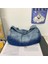 Denim Tuval Çanta Kadın Minimalist Gradyan Messenger Çanta Büyük Kapasiteli Omuz Çantası (Yurt Dışından) 4