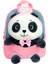 Anaokulu Okul Çantası Karikatür Panda Peluş Sırt Çantası Büyük Kapasiteli Hafif Sevimli Ilkokul Öğrencisi Sırt Çantası (Yurt Dışından) 1