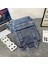 Yıkanmış Denim Okul Çantası Kadın Vintage Mori Tuval Sırt Çantası (Yurt Dışından) 2