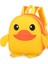 Sevimli Ördek Karikatür Çocuk Sırt Çantası Ilkokul Çantası Anaokulu Okul Çantası (Yurt Dışından) 1