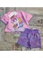 Yigit Butik Unicorn Baskılı Şortlu Kız Çocuk Takım 1