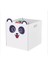 Ahşap Panda Temalı Çocuk Odası Oyuncak Kutusu 1