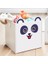 Ahşap Panda Temalı Çocuk Odası Oyuncak Kutusu 2