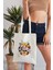 Looney Tunes Model Baskılı Günlük Kullanım Özel Baskı Bez Omuz Çantası Hediyelik Tote Bag 7