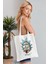 E = Mc² Morty Model Baskılı Günlük Kullanım Özel Baskı Bez Omuz Çantası Hediyelik Tote Bag 2