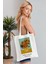 Sunflowers Van Gogh Model Baskılı Günlük Kullanım Özel Baskı Bez Omuz Çantası Hediyelik Tote Bag 3