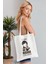 I Am Sherlock Model Baskılı Günlük Kullanım Özel Baskı Bez Omuz Çantası Hediyelik Tote Bag 4
