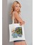 Van Gogh Sunflower Model Baskılı Günlük Kullanım Özel Baskı Bez Omuz Çantası Hediyelik Tote Bag 3