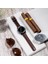 Samsung Galaxy Watch 4 - 5 - 6 / Watch 6 Classic 40MM 43MM 44MM 47MM Watch 5 / Watch 5 Pro 40 44 45 Watch 4 40 42 44 46MM 20MM Deri Kordon Kahverengi 3