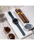 Samsung Galaxy Watch 4 - 5 - 6 / Watch 6 Classic 40MM 43MM 44MM 47MM Watch 5 / Watch 5 Pro 40 44 45 Watch 4 40 42 44 46MM 20MM Mavi Deri Kordon 3