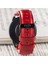 Samsung Galaxy Watch 4 - 5 - 6 / Watch 6 Classic 40MM 43MM 44MM 47MM Watch 5 / Watch 5 Pro 40 44 45 Watch 4 40 42 44 46MM 20MM Deri Kordon Kırmızı 2