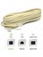 RJ11 6P2C Hazır Telefon Modem Ara Hat Kablosu 10 Metre 5