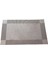 Placemat Pvc Western Placemat Tek Çerçeve Isı Yalıtım Yastığı Otel Aile Tek Kullanımlık Masa Mat Gümüş Gri (Yurt Dışından) 1