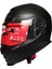 X507 Güneş Vizörlü Kapalı Kask (Mat Siyah) 1