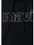 Erkek Mavi Logo Baskılı Kapüşonlu Siyah Sweatshirt 065606-900 5