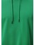 Erkek Kapüşonlu Yeşil Basic Sweatshirt 0610062-71704 6