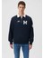 M Logo Nakışlı Polo Yaka Sweatshirt 3