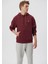 Mavi Logo Nakışlı Kapüşonlu Bordo Sweatshirt 065809-70426 1
