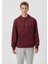 Mavi Logo Nakışlı Kapüşonlu Bordo Sweatshirt 065809-70426 3