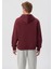 Mavi Logo Nakışlı Kapüşonlu Bordo Sweatshirt 065809-70426 4