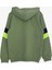 Erkek Çocuk Sweatshirt Kapüşonlu Yazı Baskılı 8-14 Yaş, Mint Yeşili 2