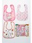 Kuğu Temalı Kare 3 Parça Microfiber Mama Önlüğü Kendi Kutusunda (Su Geçirmez) Çıtçıtlı 1