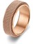 Moda Titanyum Çelik Yüzük 8mm Pembe Altın (Yurt Dışından) 1