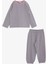Kız Bebek Pijama Takımı Desenli 9 Ay-3 Yaş, Açık Lila 1