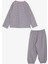 Kız Bebek Pijama Takımı Desenli 9 Ay-3 Yaş, Açık Lila 2