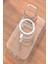iPhone 15 Pro Max Kılıf Wireless Şarj Özellikli Şeffaf Efsane Kapak 2