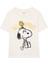 Çocuk Snoopy Baskılı Beyaz Tişört 7610124-80194 2