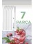 Kitchen Pembelia 6 Parça Şeffaf Cam Eğimli Pipet ve Temizleme Fırçası Kokteyl ve Sunum Pipet 1