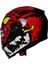 X507 Güneş Vizörlü Kapalı Kask Kırmızı Eagle 1