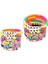 50 gr Harf BONCUK,4X7MM Yassı Beyaz Üzeri Siyah Harf Boncuk (50GR,~375 Adet) 3
