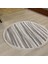 Motto Mot 02 Whıte Beıge Yuvarlak Halı 120*120 cm 3
