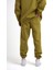Erkek Basic Jogger Relaxed Yeşil Eşofman Altı 4