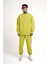 Erkek Basic Jogger Relaxed Neon Sarı Eşofman Altı 2
