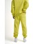 Erkek Basic Jogger Relaxed Neon Sarı Eşofman Altı 4