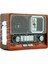 Nostaljik Radyo Fm Ahşap Görünümlü Bluetooth Hoparlör Ahşap Renk Vintage Saatli Işıklı USB Sd 4