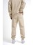 Erkek Basic Jogger Relaxed Açık Bej Eşofman Altı 3