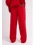 Erkek Baggy Oversize Kırmızı Eşofman Altı 4
