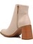 458237 Bej Içi Polarlı Kadın Topuklu Bot 4