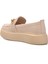261075 Bej Kadın Loafer Ayakkabı 4