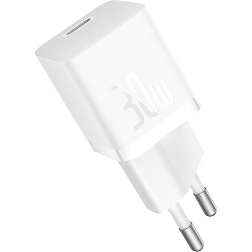 Baseus Gan5 Mini 30W Şarj Cihazı Beyaz