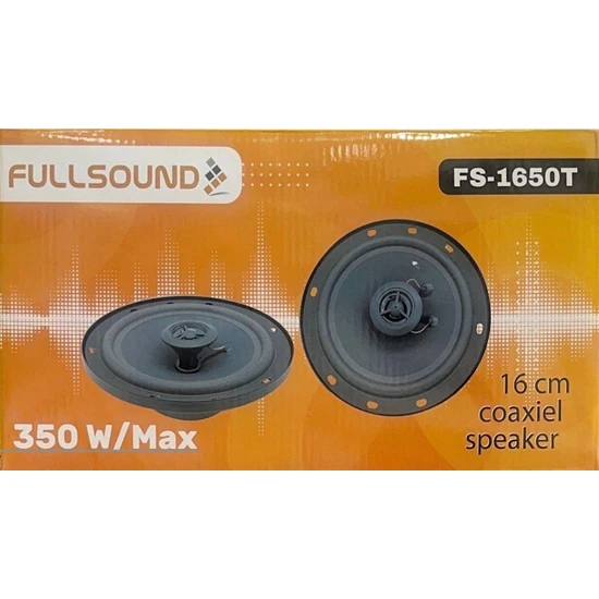 Fullsound FS-1650T 350W 16 cm Coaxıel Speaker Oto Hoparlör