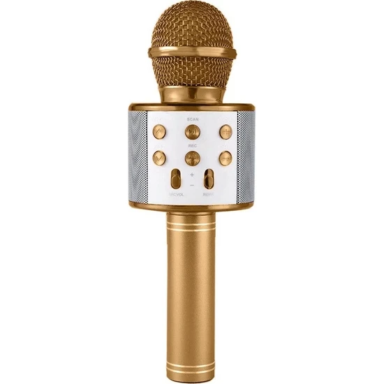 Turgut Ticaret TT_WS-858 Mikrofonlu Hoparlörlü Bluetooth /Tf Kart/Usb Destekli Karaoke