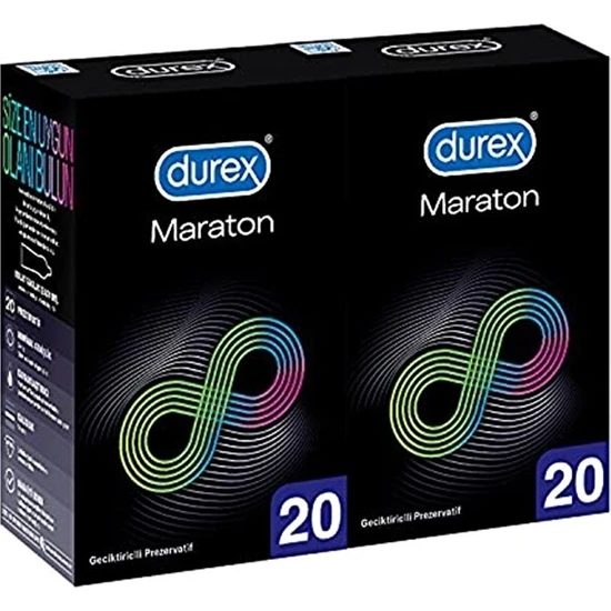 Durex Marka: Maraton Geciktiricili Prezervatif, 40’Lı Ekonomik  Paket (2 X 20 Adet) Kategori