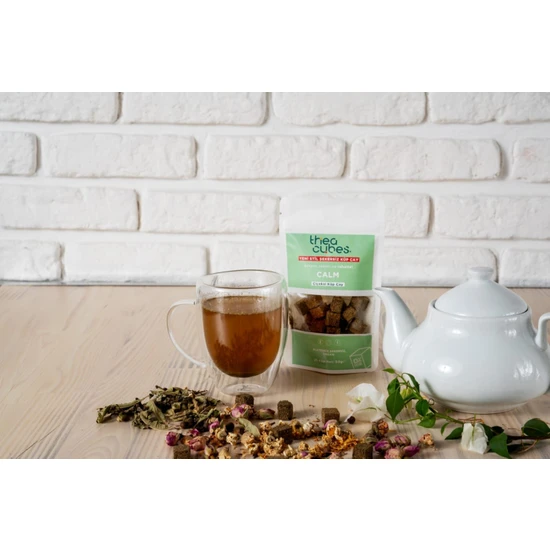 Tanla Baba Tanlababa Calm Rahatlatıcı Şekersiz Küp Çay 25 Küp 50 gr Çiçeksi Rahatlatıcı Bitki Çayı Vegan Glutensiz Calm