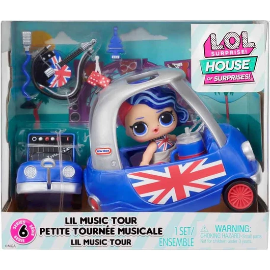 Lol L.o.l Surprise Sürprizler Evi Oyun Seti - Lil Music Tour